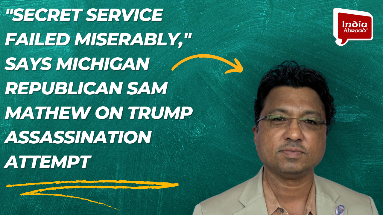 Secret Service failed miserably, says Michigan Republican Sam Mathew on Trump Assassination attempt